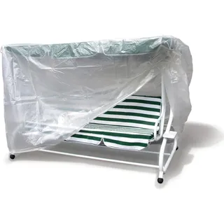 DEGAMO Abdeckhaube Schutzhülle Schutzplane für Hollywoodschaukel 4-sitzer 250cm, PE transparent - Transparent