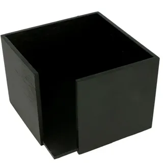 MONOUSO - Serviettenhalter Cocktail Bambus Schwarz 13,5x13,5x10cm (1 Stück)