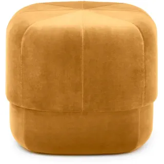 Normann Copenhagen - Circus Pouf klein, gelb Velour