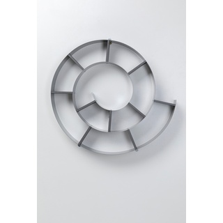 Kare Design Wandregal Snail Silver grau