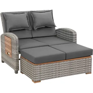 Greemotion Bahia Tobago Rattan-Lounge grau