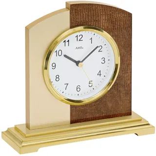 AMS F5145 Funk Tischuhr, Holz, Mehrfarbig, 30 x 24 x 12 cm