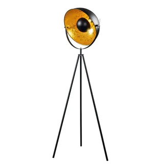 Riess-Ambiente Stehleuchte Retro Design Schwarz Gold