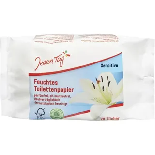 Jeden Tag Feuchtes Toilettenpapier Sensitiv 70 Blatt