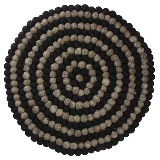 Freak Scene Filzmatte - schwarz - rund - ca. 50 cm