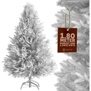 Casaria Künstlicher Weihnachtsbaum, 180 cm mit Metallständer 533 Spitzen Schneller Aufbau Weihnachten 180 cm