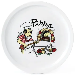 VAN WELL Pizzateller Küchenchef Ø 30,5 cm 6er Set bunt