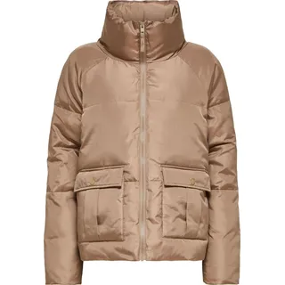 SELECTED FEMME Damen SELECTED Winter Jacke Warm Wattierte Puffer Jacket SLFDASA Größe: 42 - Hellbraun - 42