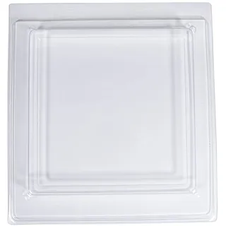 Rayher Gießform Dekoplatte Quadrat, 25 x 25 cm, Beton Gießform, Gießform aus PET, für Deko-Objekte oder Kerzen, ideal zum Ausgießen mit Kreativ-Beton, Schmuck-Beton, Raysin-Gießpulver, 36128000