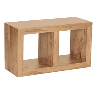 FineBuy Standregal 88 x 50 x 35 cm Beige