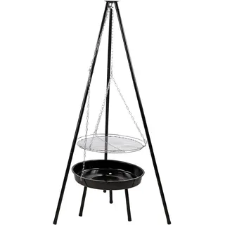 DEMA Dreibein Grill schwarz
