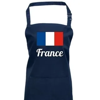 Shirtinstyle Kochschürze Latzschürze, Land, Länder, France, Frankreich