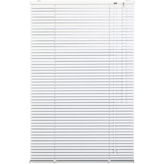 Lichtblick Jalousie Aluminium, 70 cm x 160 cm (B x L) in Weiß, Sonnen- & Sichtschutz, aber auch Verdunkelungs-Rollo, für Fenster & Türen