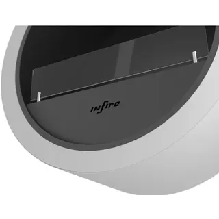 InFire – BIO-Wandkamin d 70 cm weiß - Weiß