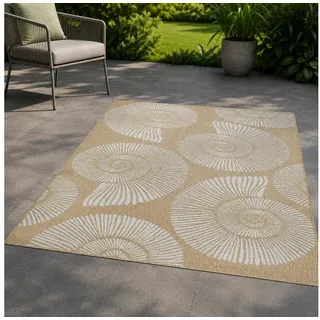 TaraCarpet Teppich TaraCarpet Regina Maritim Wohnzimmer,Schlafzimmer,Esszimmer natur, rechteckig, Höhe: 7 mm, Küche Flur Terrasse Garten Balkon 240x340 braun 240 cm x 340 cm x 7 mm