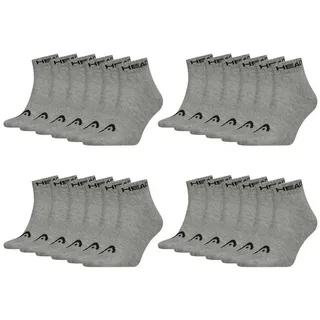 Head Sportsocken All Sports Training Socks (12-Paar) mit Logo und Markenschriftzug grau 43-46