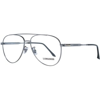 Longines Aviator Eyeglasses LG5003H 008 Gunmetal/Black 2.205 in 5003
