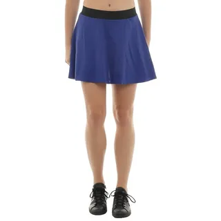 F&K-Mode Minirock Swing Rock Mini Falten Gummibund hohe Taille Gummibund blau XXL/3XL
