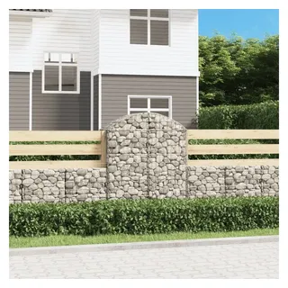 vidaXL Gabione mit Hochbogen 100 x 50 x 140 cm