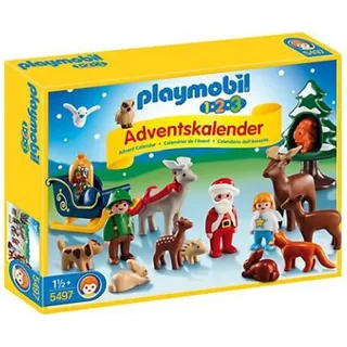 Playmobil 1.2.3 Adventskalender Waldweihnacht (5497)