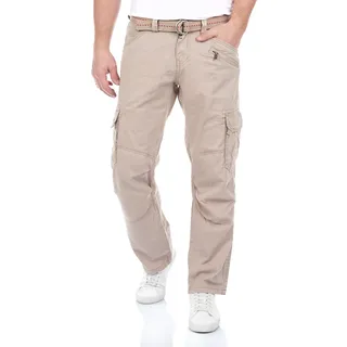 TIMEZONE Herren Cargo Hose BenitoTZ Loose Fit - Stone Beige (2202) - 29W / 30L