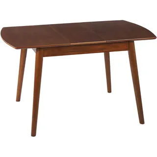 Beliani Ausziehtisch 100/130 x 75 x 80 cm braun