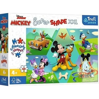 Junior Super Shape XXL Puzzle 60 Teile - Mickey Mouse