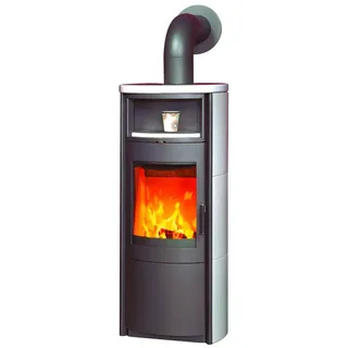 Hark Nika ECOplus Kaminofen Kachel creme-weiß 7 kW