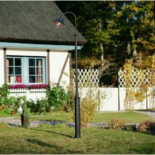 Konstsmide Mastleuchte 1xE27 Aluminium/Glas 47,0 cm schwarz