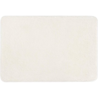 Kleine Wolke Badteppich Meadow, Farbe: Weiss, Material: 100% Polyester, Größe: 80x140 cm