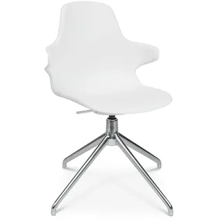 Outdoorstuhl Gartenstuhl Gartenmöbel Living Chairs Air 15 poliert weiß