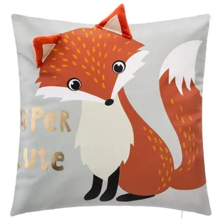 Atmosphera créateur d'intérieur - Kinderkissen Fuchs - Baumwolle - 40x40 cm