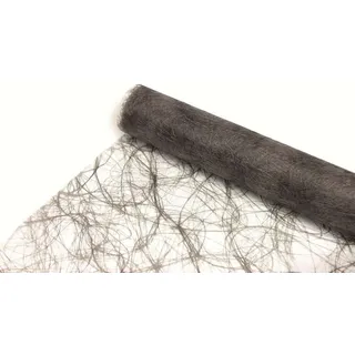 S.I. ZWARTZ BV Tischläufer SIZOWEB® Vlies Dekorolle Tischläufer Tischband 30cm/5m grau