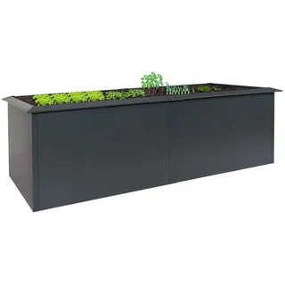 Proregal Hochbeet 250 x 90 x 78 cm Anthrazit