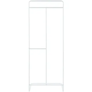[en.casa] Garderobenständer Sandviken 166 x 63 x 48 cm Weiß