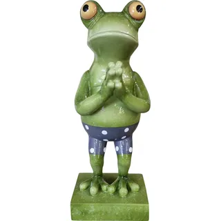 FD Dekofigur Frosch stehend 30 cm Bunt