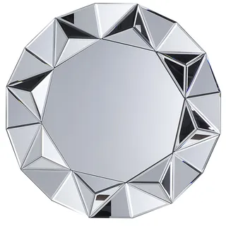 Beliani Wandspiegel Habay 70 x 70 cm Silber