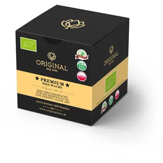Original Soy Wax 1 kg Eco Kerzen Wachs aus Soja Vegan Premium Bio Kerzenwachs 100% Natürlich Sojawachs für Kerzen - Kerzenwachs zum Gießen - Wachsplättchen - Candle Wax