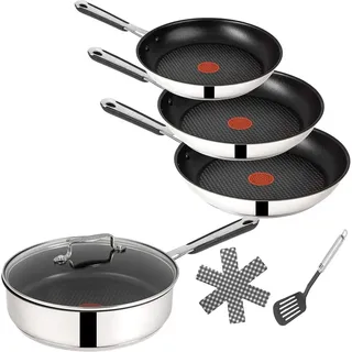 Tefal Jamie Oliver Pfannen-Set 7-tlg. 20 cm + 24 cm + 28 cm + 25 cm hoch