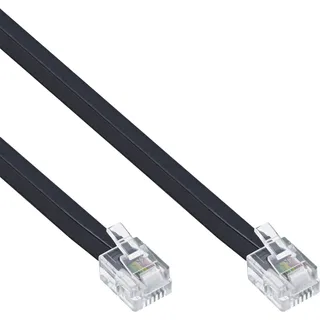 InLine Modularkabel, RJ12, Stecker / Stecker, 6adrig, 6P6C, 5m