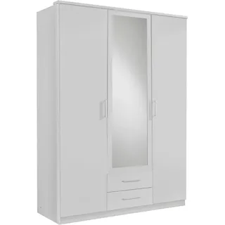Sconto Drehtürenschrank Osaka 135 x 199,5 x 58 cm Weiß