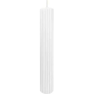 Wiedemann Kerzen Rillen Kerzen 300 x Ø 45 mm 4 Stück weiß