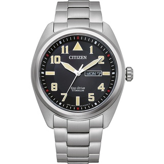 Citizen, Armbanduhr, Eco-Drive, Silber, (Chronograph, 42 mm)