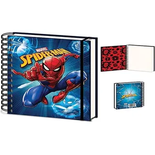 Pyramid Europe Marvel Spider-Man A5 Wiro Notizbuch (Web Strike Design) - Offizielles Lizenzprodukt