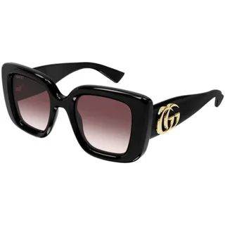 Gucci Unisex-Sonnenbrille für Damen, Schwarz, 50 - 50 (M)