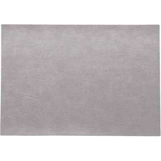 ASA Tischset 33 x 46 cm vegan leather silver cloud