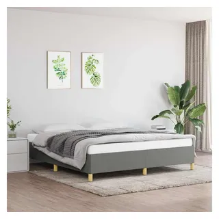 vidaXL Boxspringbettgestell 160 x 200 cm Dunkelgrau