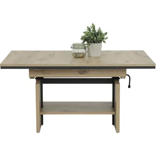 Roller Couchtisch INGO Braun Eiche 115 x 70 cm