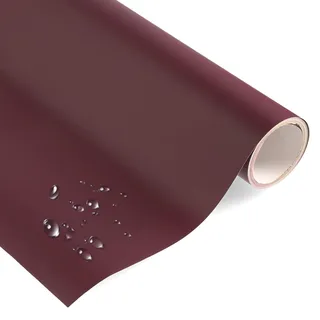 Premium Möbelfolie und Bastelfolien Aubergine MATT - Küchenfolie - Klebefolie für Möbel, Türen selbstklebende Folie Küche Meterware (1 Meter x 63 cm)