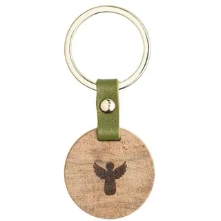 räder Schlüsselanhänger aus Holz - Schutzengel